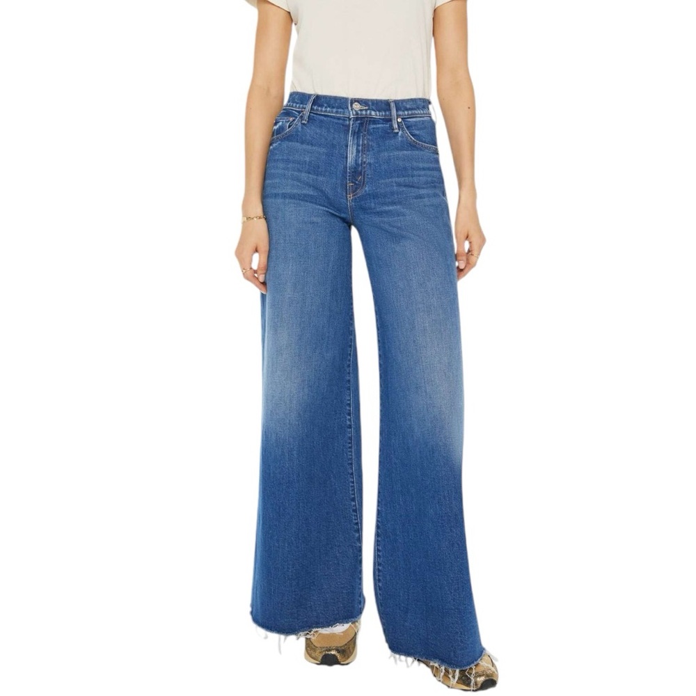 MOTHER Blue Flare & Wide Leg Jeans